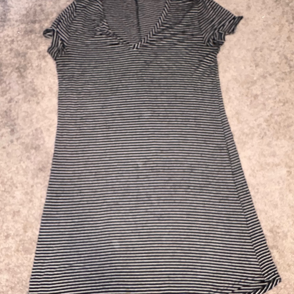 Striped V-Neck Women's dress
